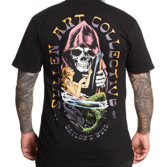 SULLEN Swimming With Death Premium Graphic T-Shirt