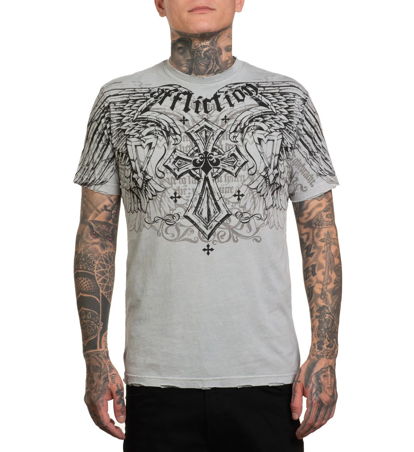 AFFLICTION Dark Attack Graphic Tee