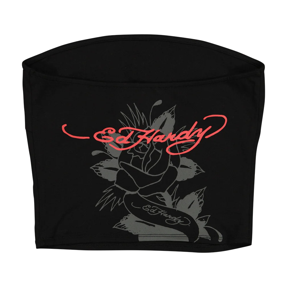 ED HARDY Tigers Tube Top