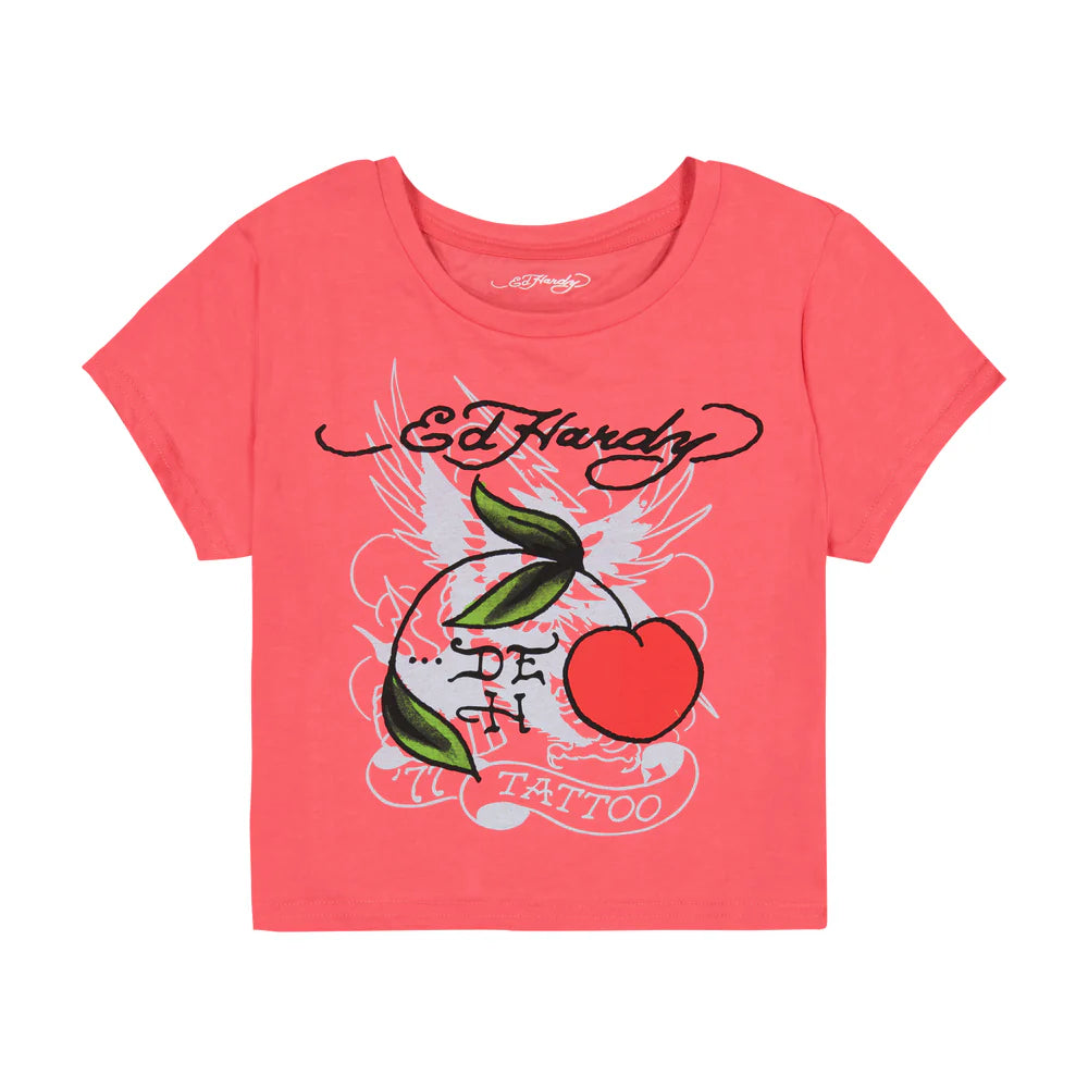 ED HARDY Cherry Baby Tee