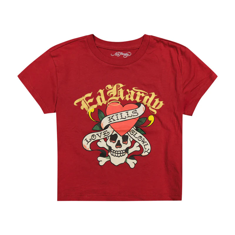 ED HARDY LKS Skull Baby Tee