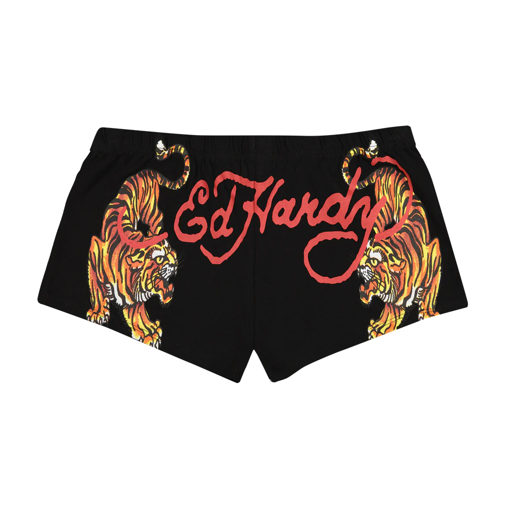 ED HARDY Tigers Booty Shorts