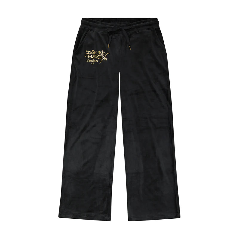 ED HARDY Amor Butterfly Velour Sweatpants