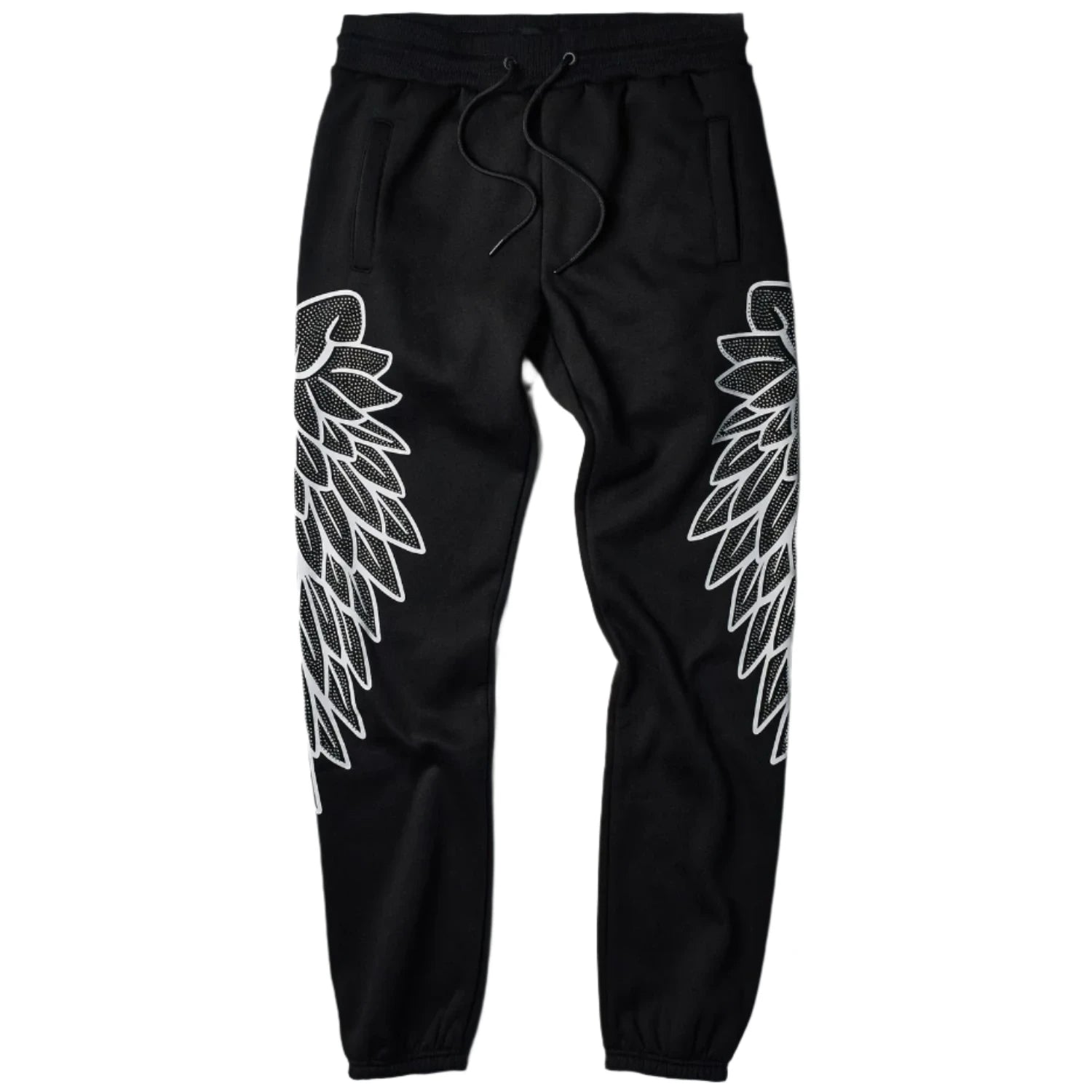 REASON Fly Higher Rhinestone Fleece Pants