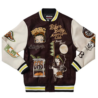 REASON x Betty Boop Varsity Jacket