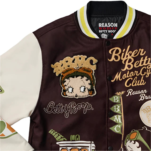 REASON x Betty Boop Varsity Jacket