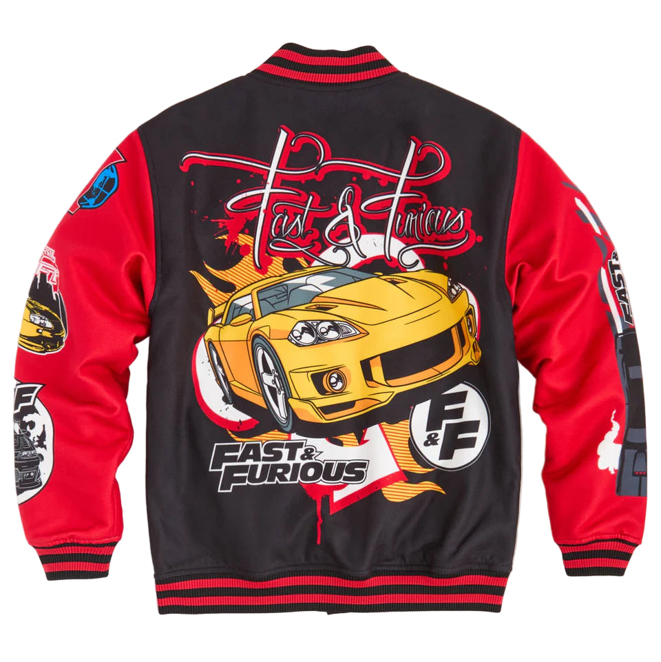 REASON x Fast & Furious Control the Drift Varsity Jacket