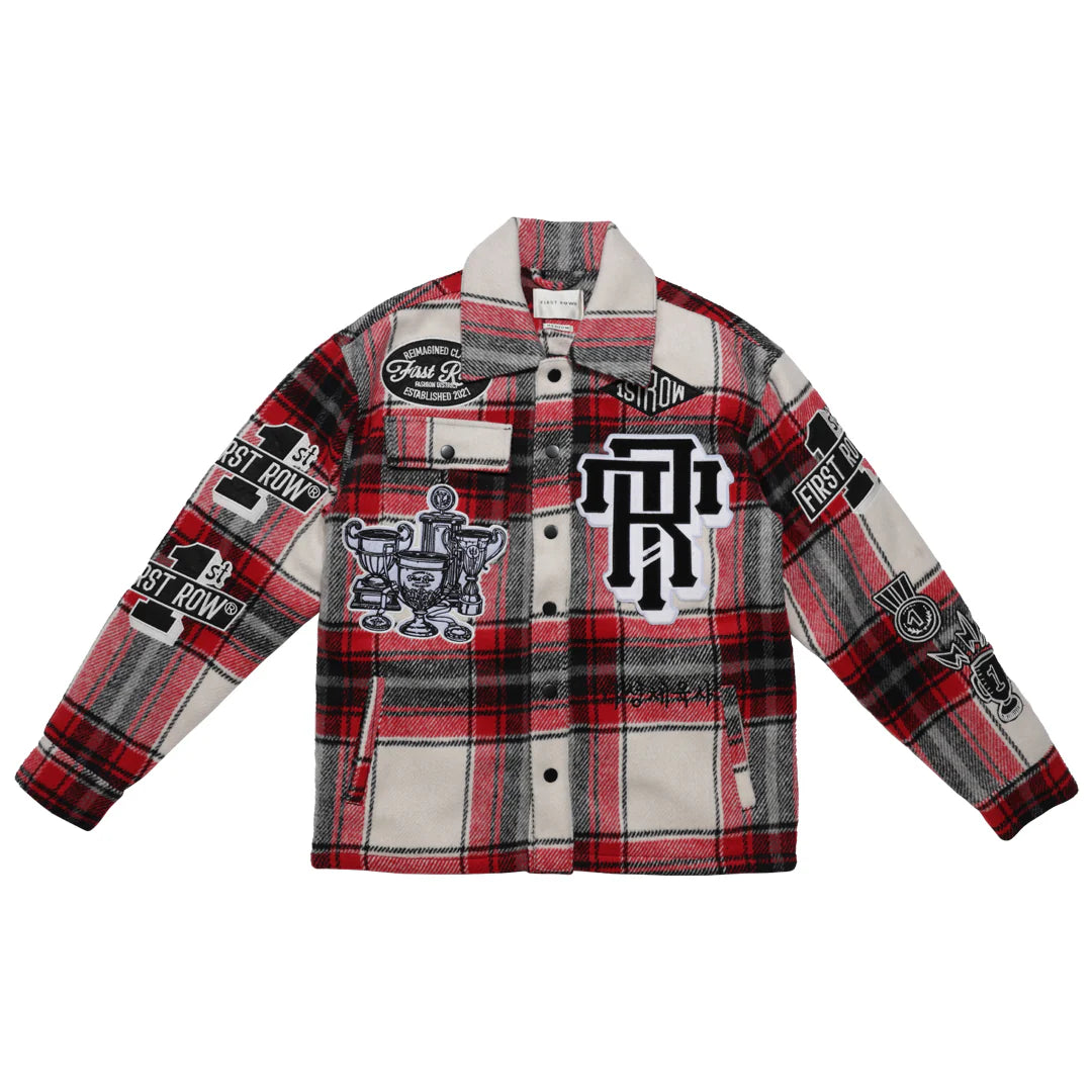 FIRST ROW Trophy Room Multi Patches Jacket