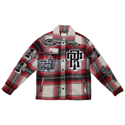 FIRST ROW Trophy Room Multi Patches Jacket