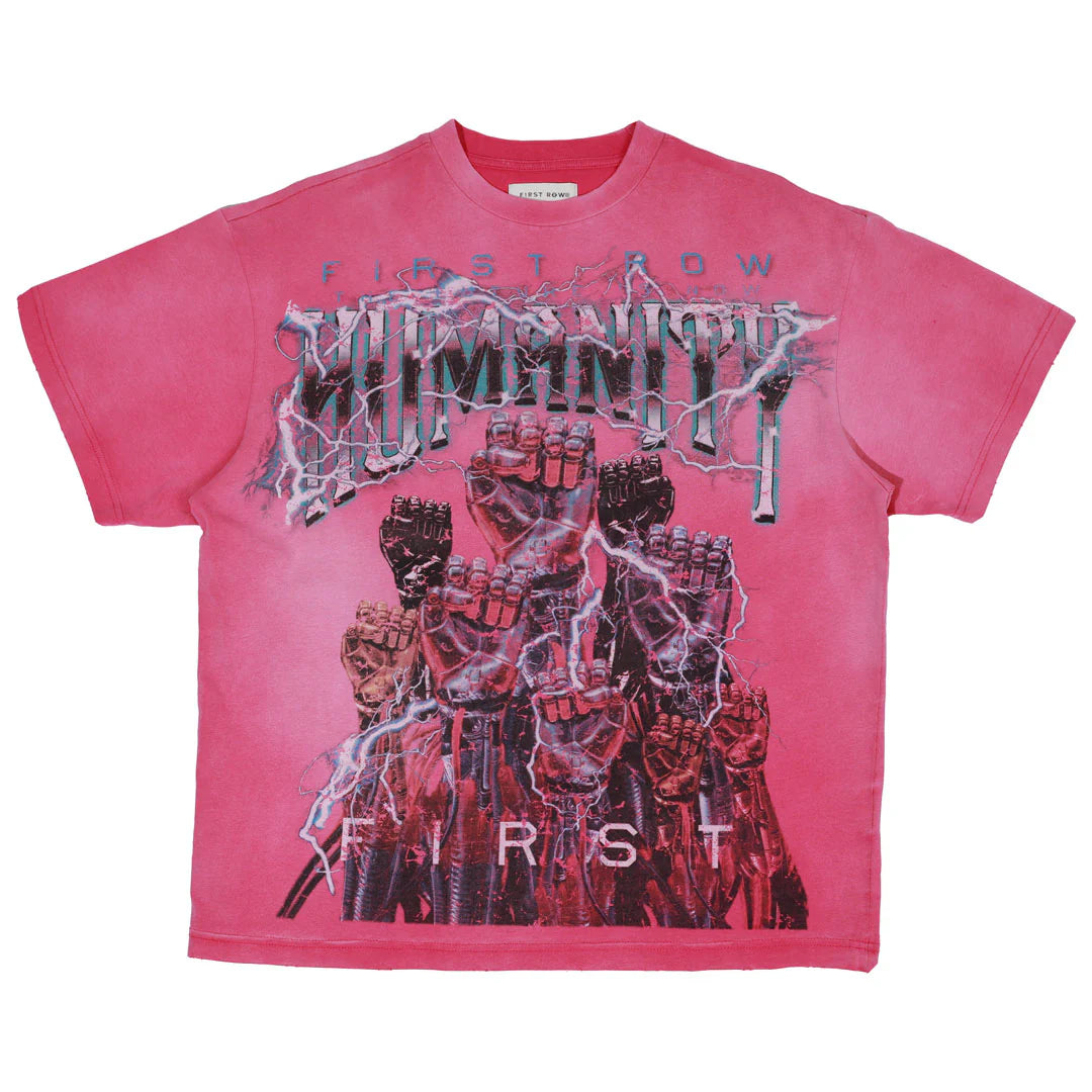 FIRST ROW Washed Humanity First Be Together Tee