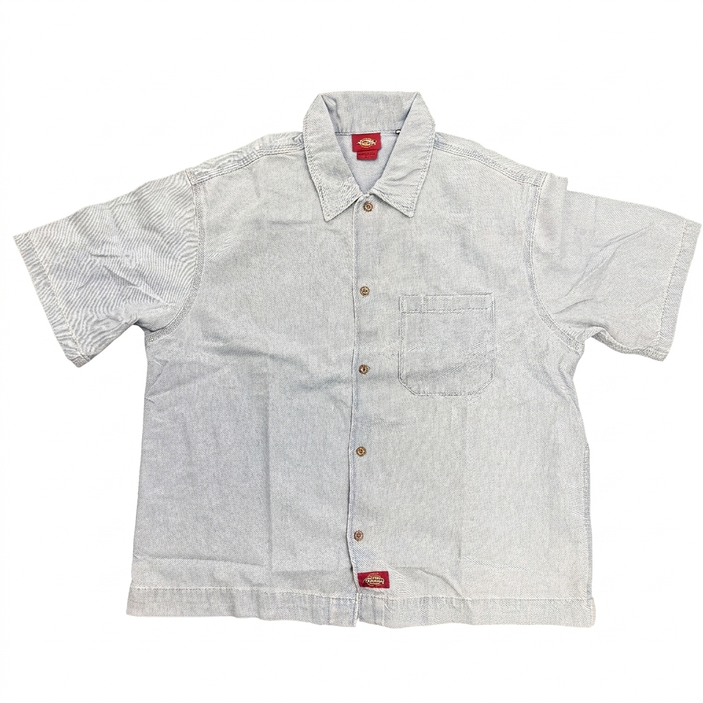 DICKIES Denim Button Down Over Size S/S