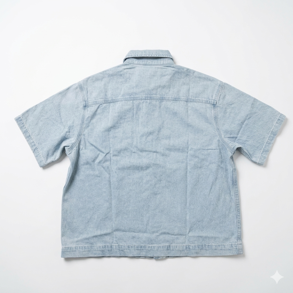 DICKIES Denim Button Down Over Size S/S