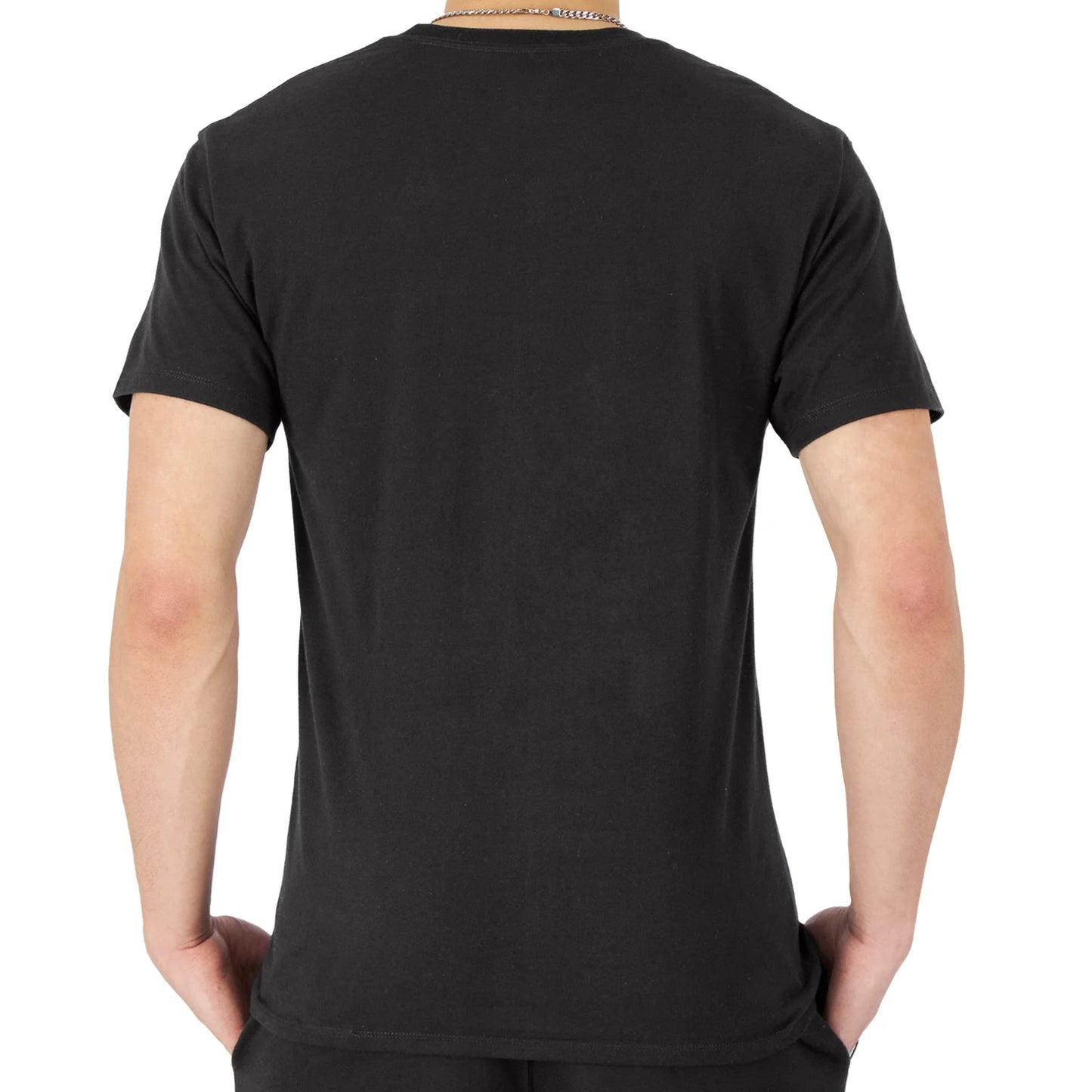 Champion Classic Winged Foot Logo Graphic T-Shirt - Black