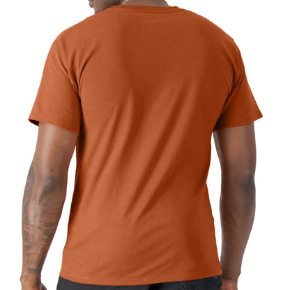 Champion Classic Crest Script Logo Graphic T-Shirt - Orange