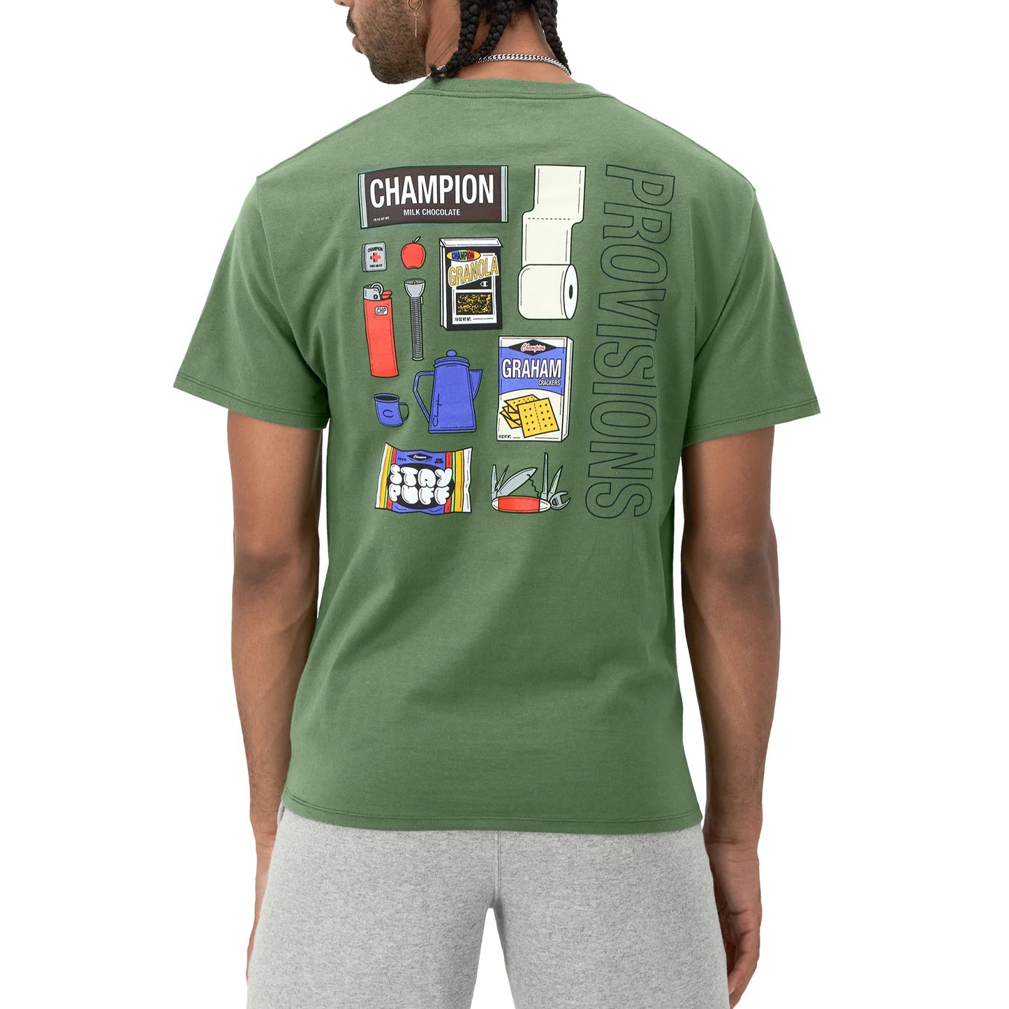 CHAMPION Provisions Classic Graphic T-Shirt - Sage