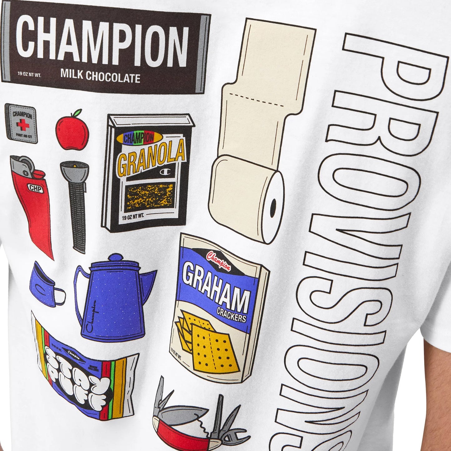 CHAMPION Provisions Classic Graphic T-Shirt - White