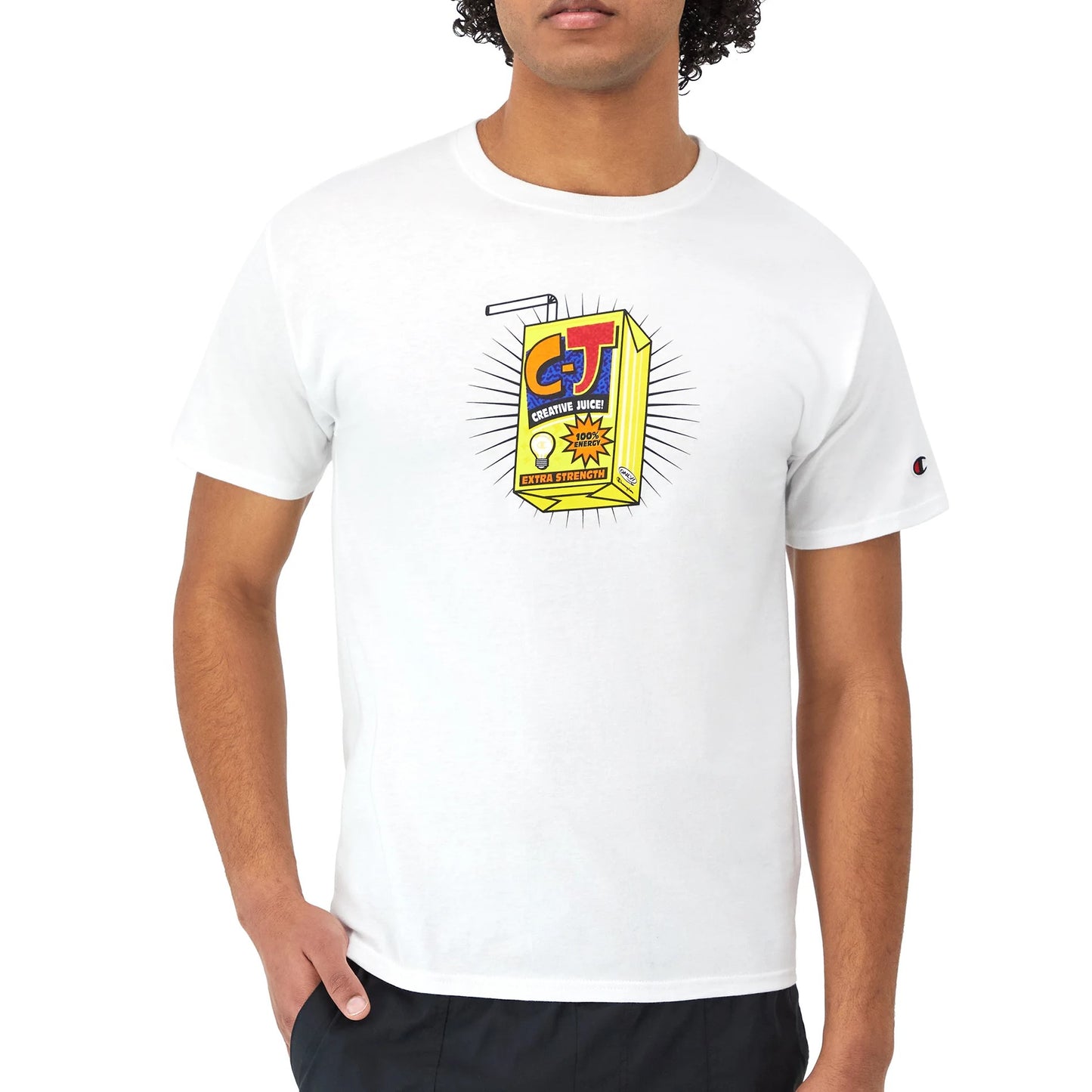 CHAMPION Creative Juice Classic Graphic T-Shirt - White