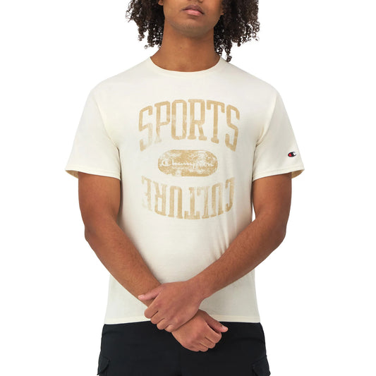 CHAMPION Sports Culture Classic Graphic T-Shirt - Cream