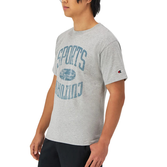 CHAMPION Sports Culture Classic Graphic T-Shirt - Heather Grey