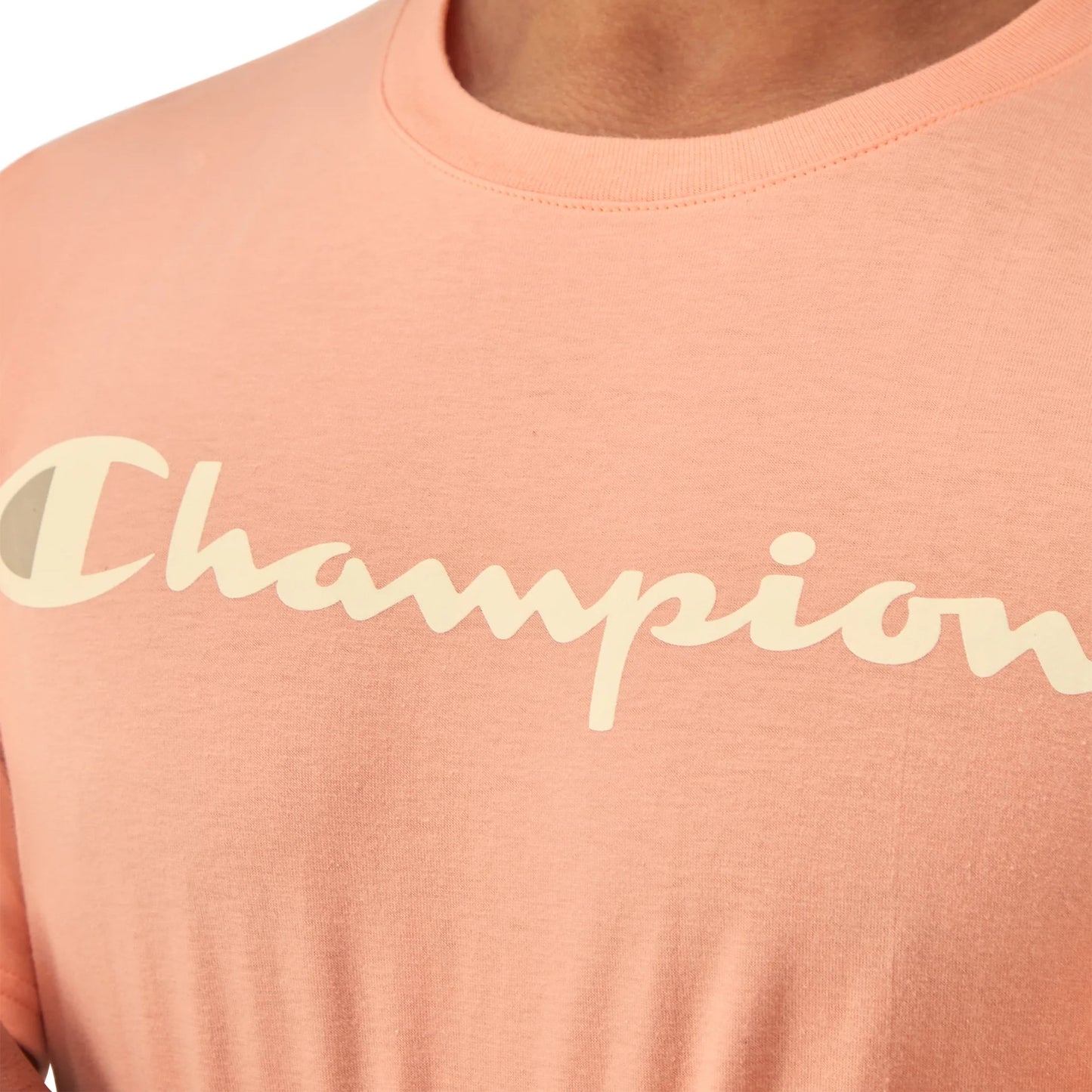 CHAMPION Script Logo Classic T-shirt - Peach