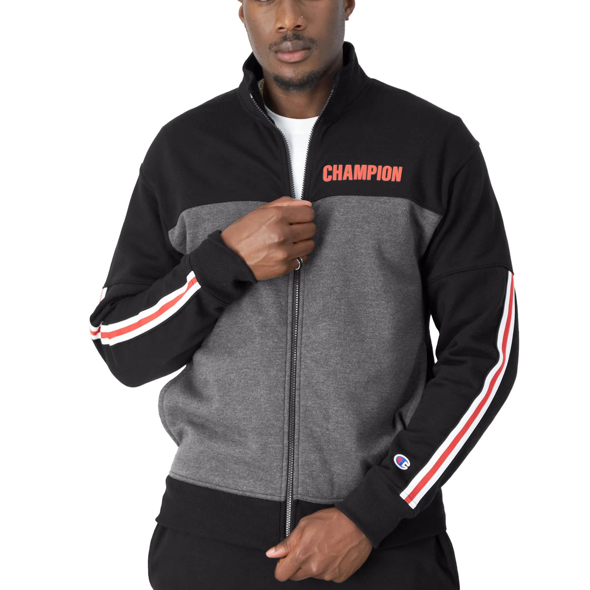 CHAMPION Powerblend Warm Up Jacket Block Logo – K MOMO