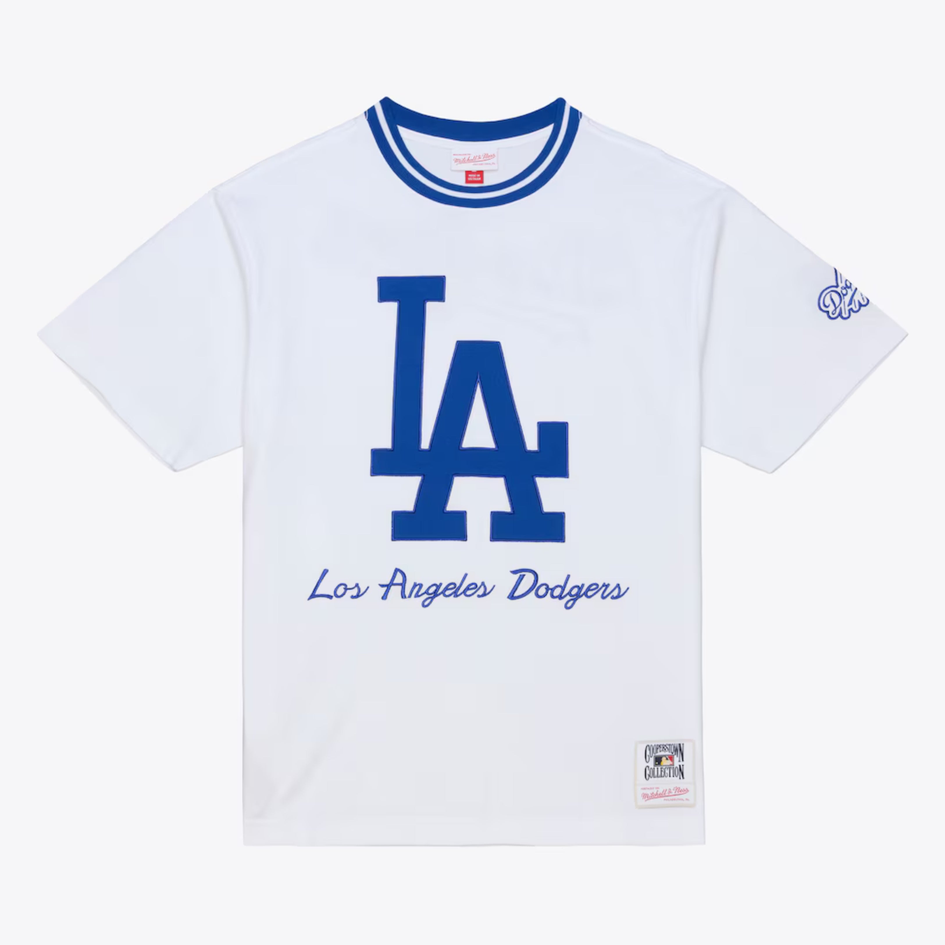 Mitchell & Ness MLB Los Angeles Dodgers Arctic White Premium T-Shirt