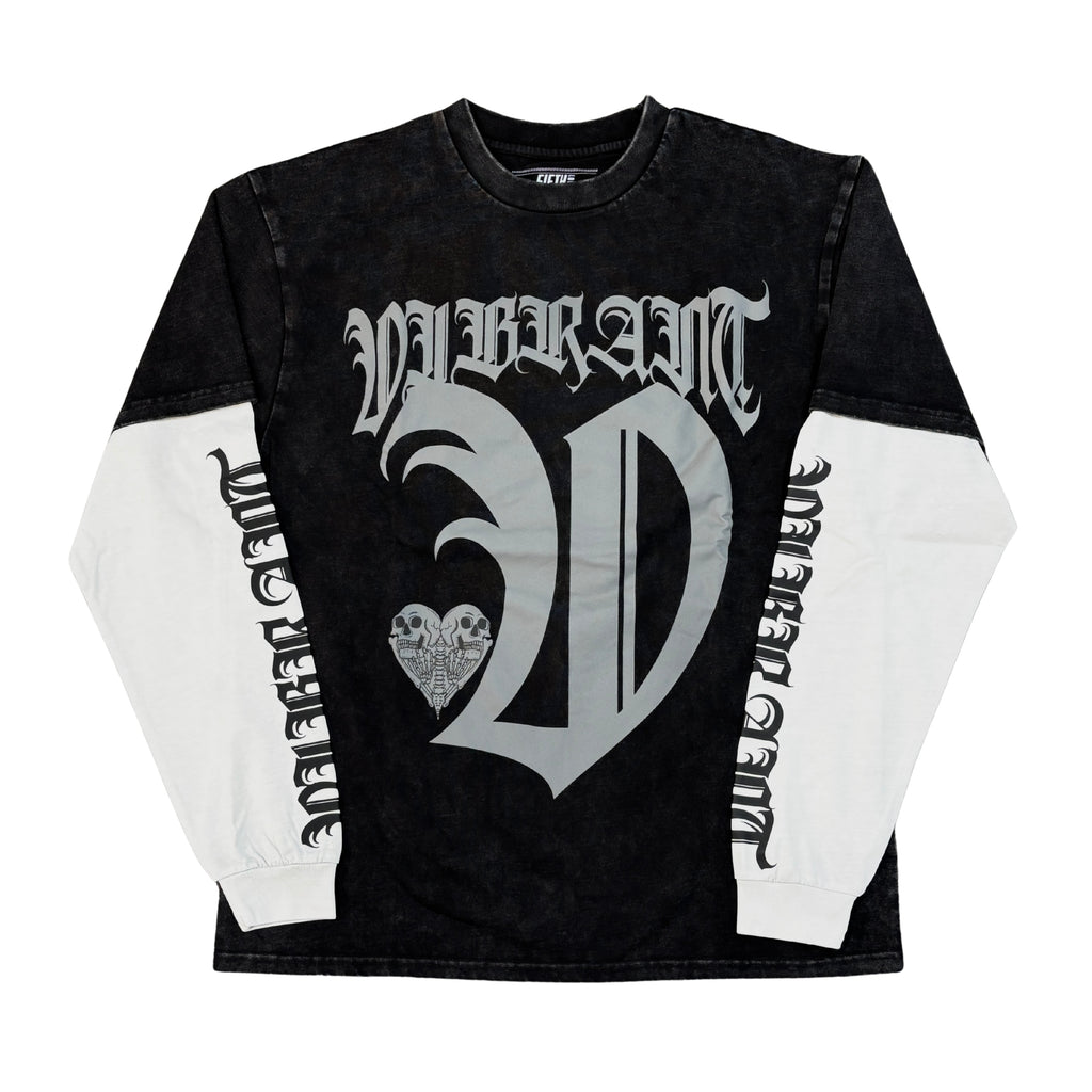 FIFTH LOOP Skulls Graphic Long Sleeve T-shirt