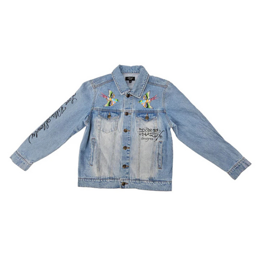 ED HARDY Brave Eagle Women's Denim Jacket