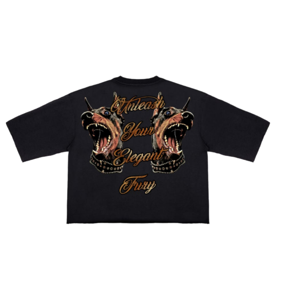 ROKU Elegant Fury Cropped Tee