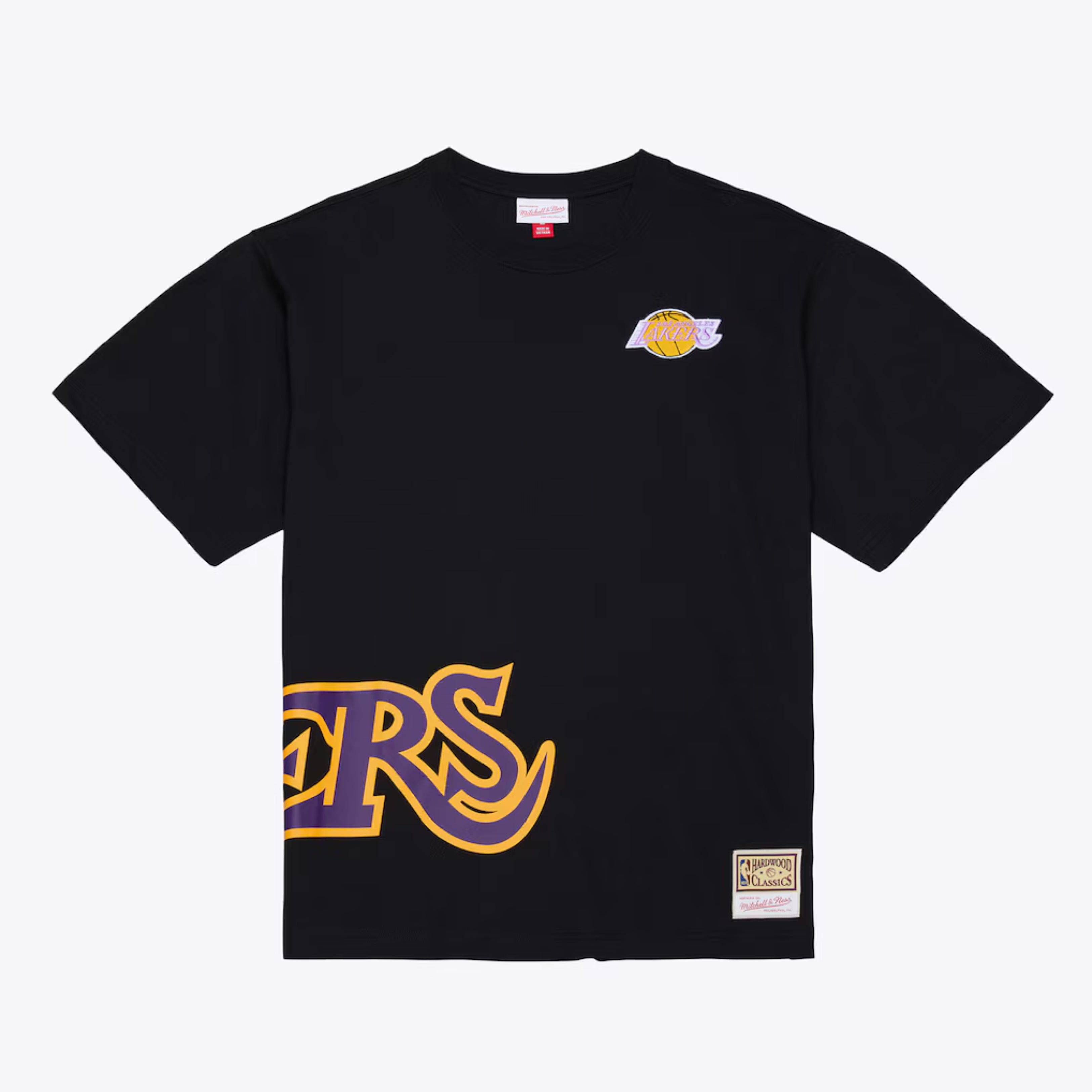 Mitchell & Ness NBA Los Angeles Lakers Black Playoff Win Premium T-Shirt