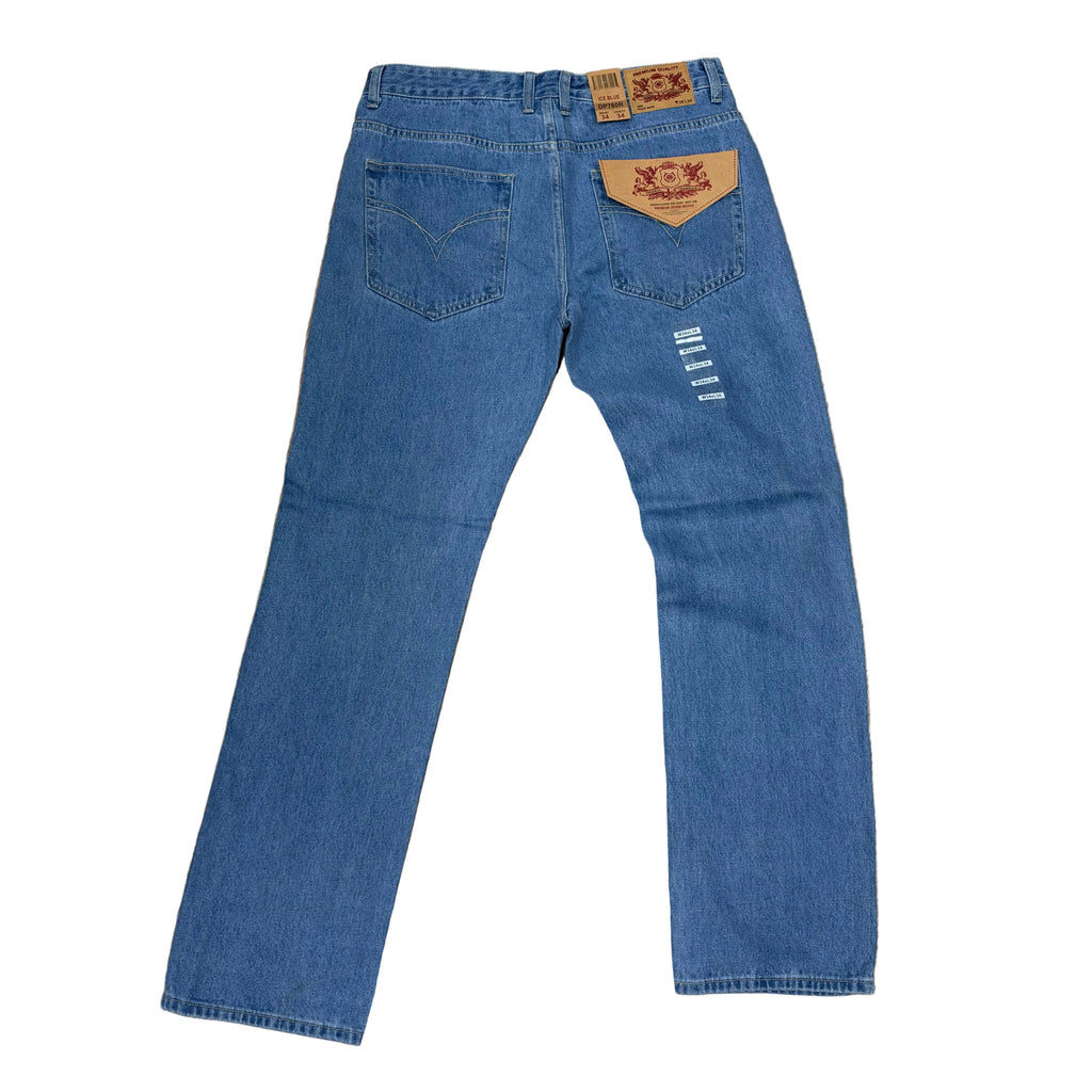 NOIZE Straight Fit Raw Denim Jean's