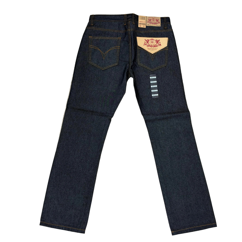 NOIZE Straight Fit Raw Denim Jean's
