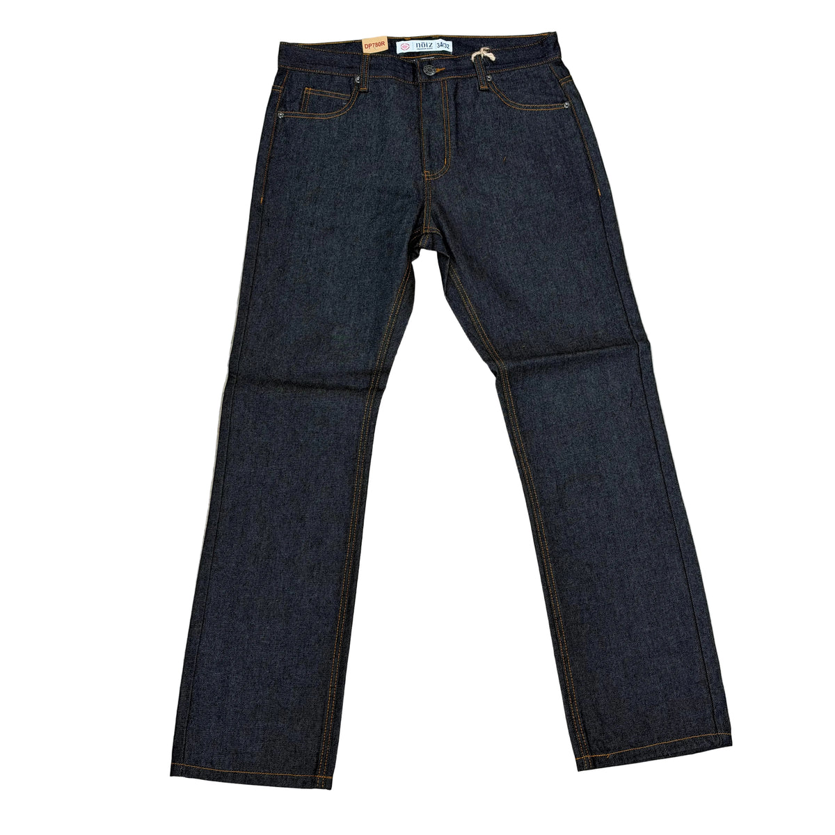 NOIZE Straight Fit Raw Denim Jean's