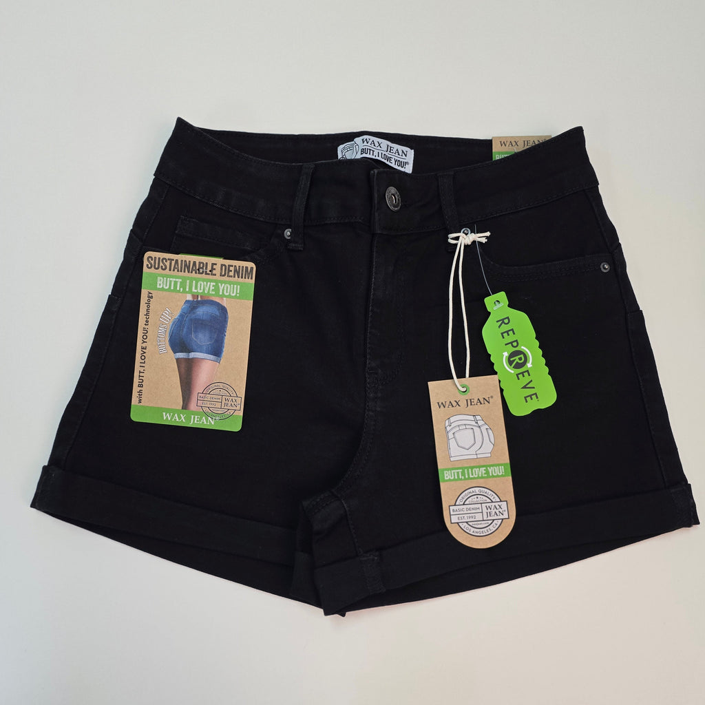 WAX JEAN Women's Push Up Denim Shorts