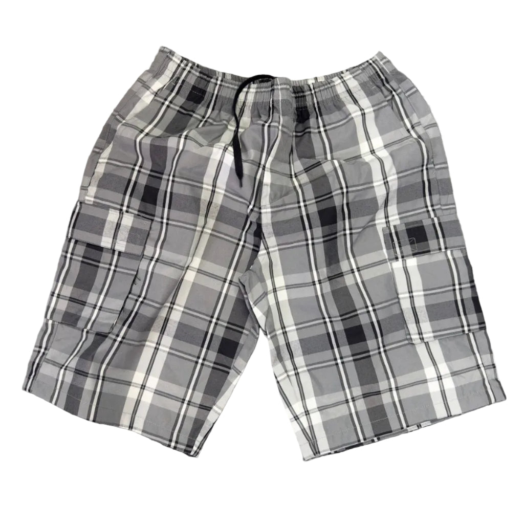 REAL STREET Plaid Shorts