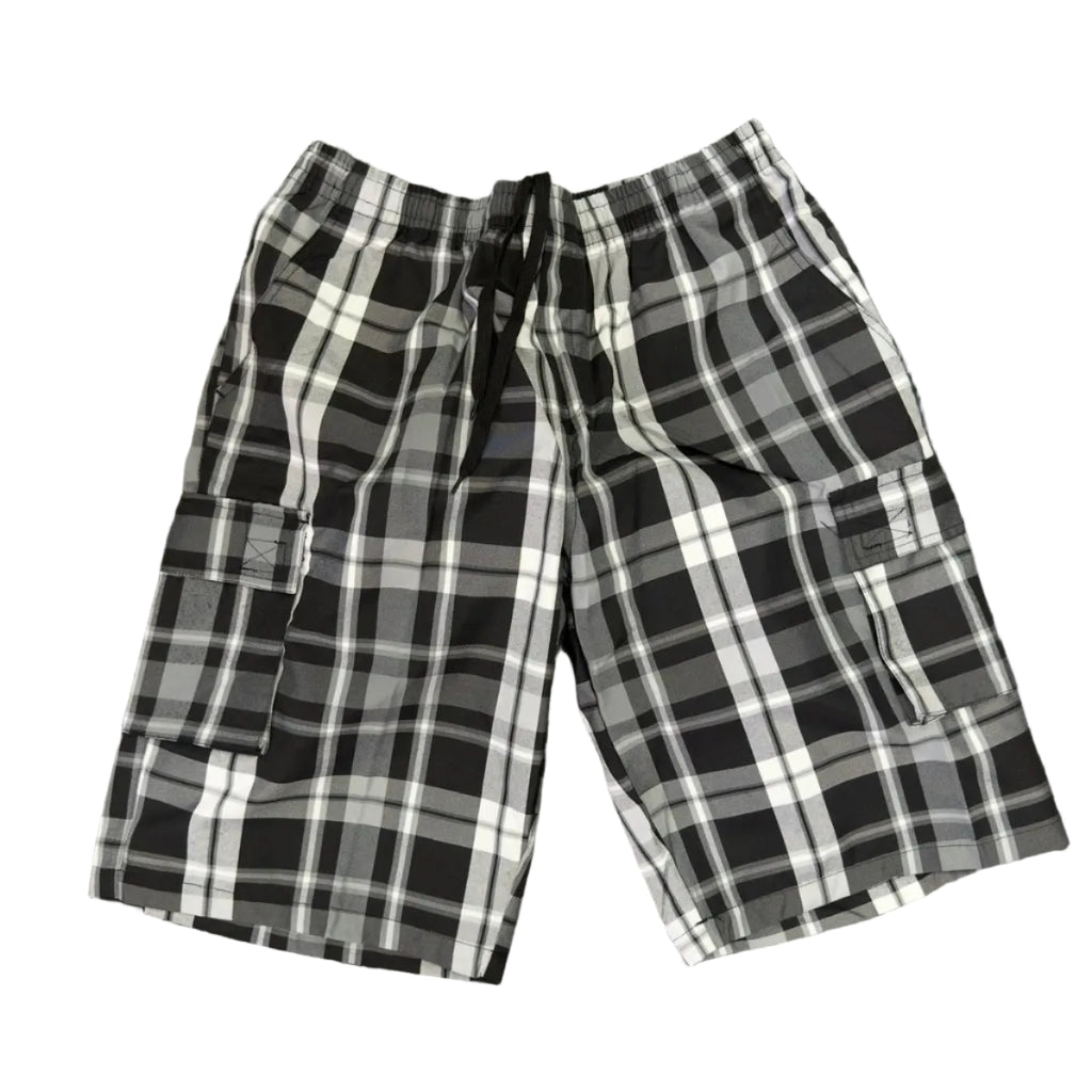 REAL STREET Plaid Shorts