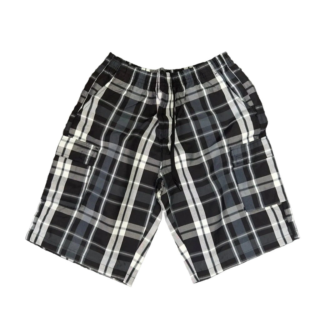 REAL STREET Plaid Shorts