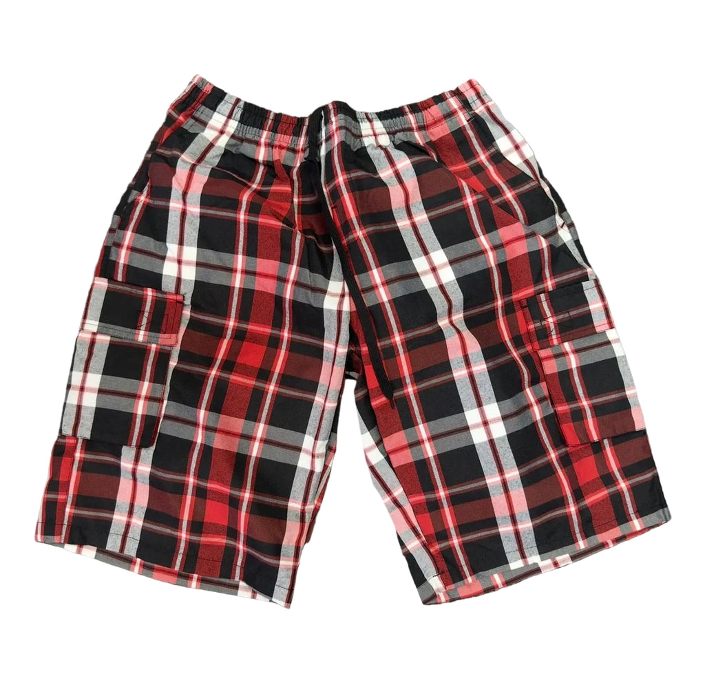 REAL STREET Plaid Shorts