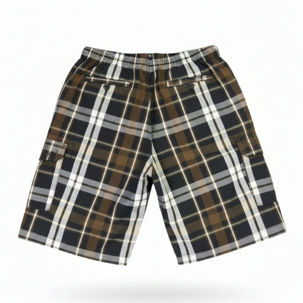REAL STREET Plaid Shorts