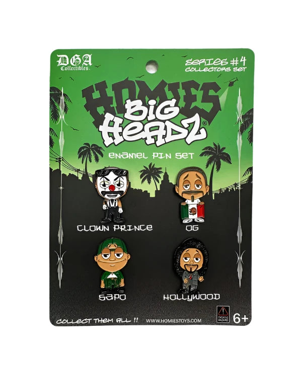DGA Collectibles- BIG HEADZ Enamel PIN Set