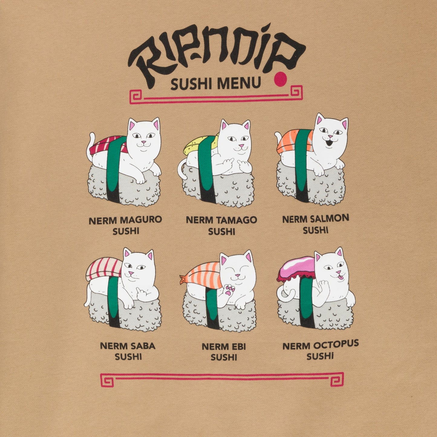 RIPNDIP Sushi Nerm Graphic Hoodie