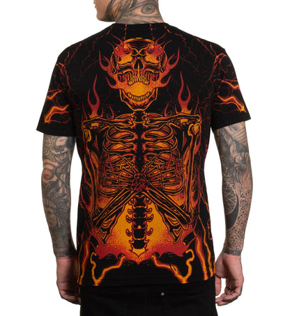 AFFLICTION Infernal Nightmare Graphic Tee