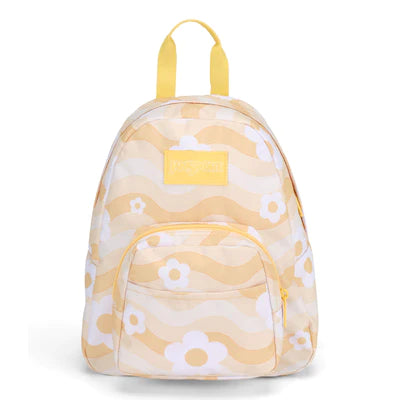 JanSport Half Pint Mini Backpack - Flower Power Yellow