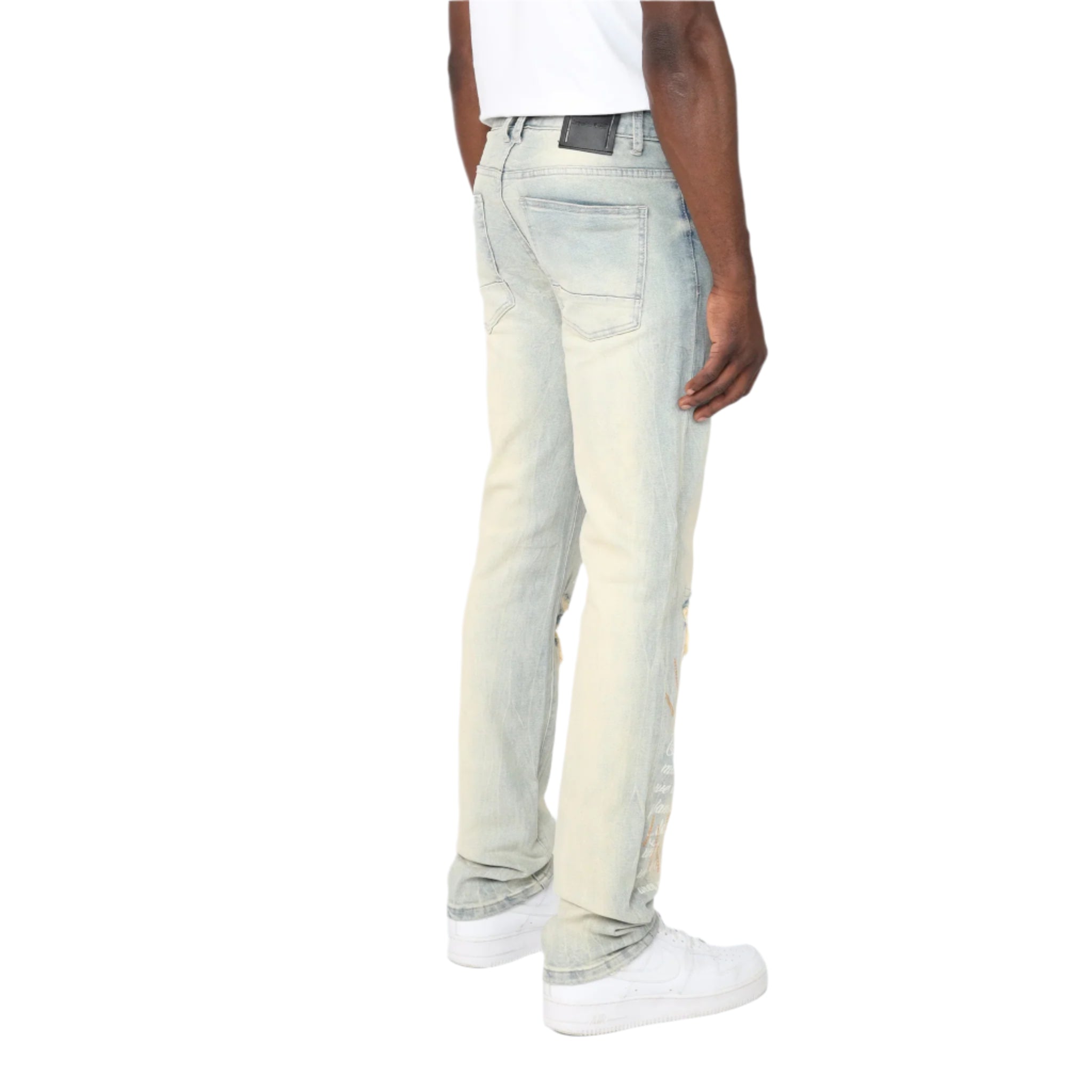 SMOKE RISE Long Slim Country Club Varsity Jeans