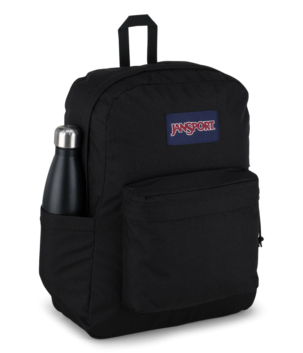 Zaino JanSport SuperBreak Plus Nero – Con Sleeve Laptop 15", Tasche E Bottiglia - Foto 2