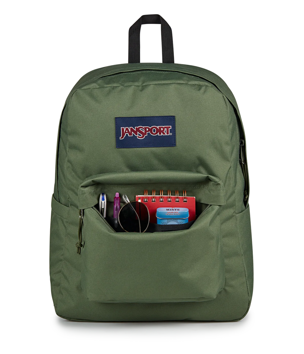 JanSport Superbreak Plus Backpack Cargo Green 26 l