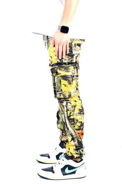 KLEEP Premium Twill Forest Camo Pattern Cargo Pants