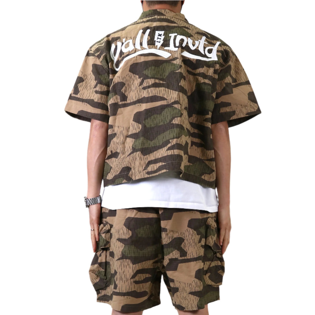 KLEEP Fine Ripstop Twill Boxy Crop Top Shirt