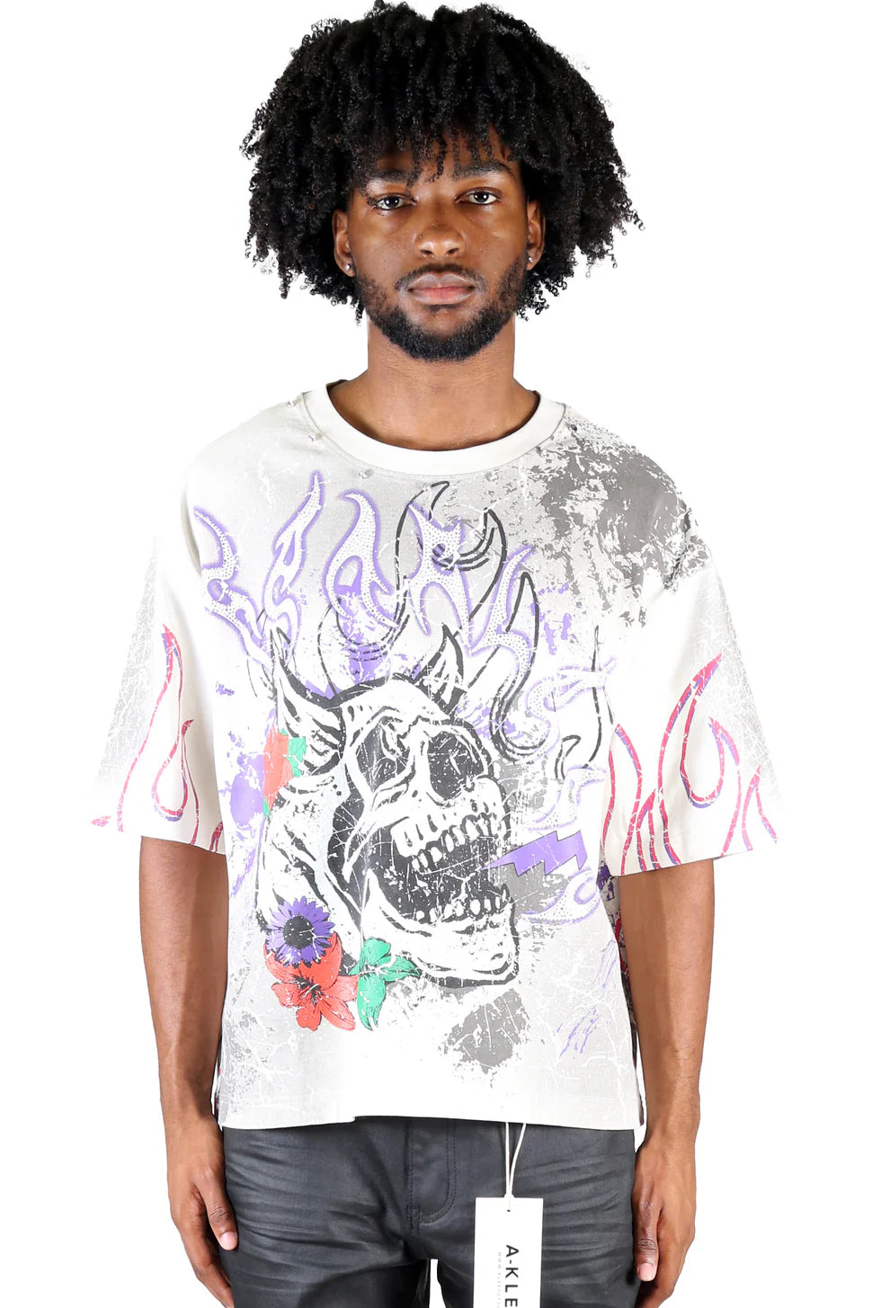 KLEEP Beryl S/N Jersey 3/4 Sleeve Crop Top Tee