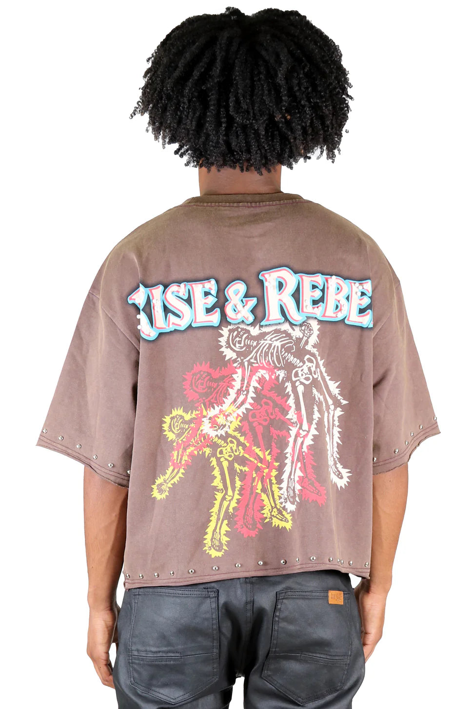 KLEEP S/N Jersey 3/4 Sleeve Crop Top Tee